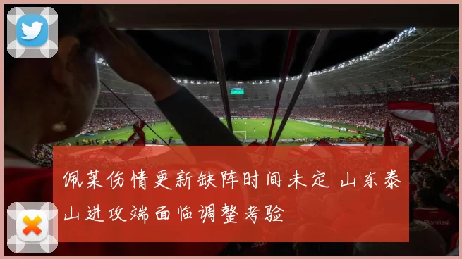佩莱伤情更新缺阵时间未定 山东泰山进攻端面临调整考验