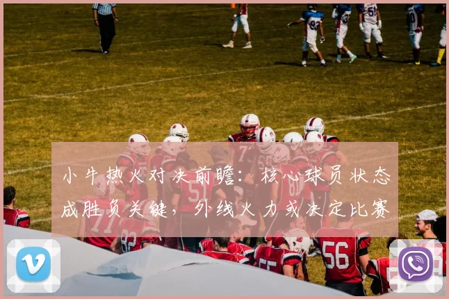 小牛热火对决前瞻：核心球员状态成胜负关键，外线火力或决定比赛走势