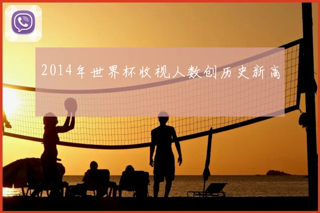 2014年世界杯收视人数创历史新高